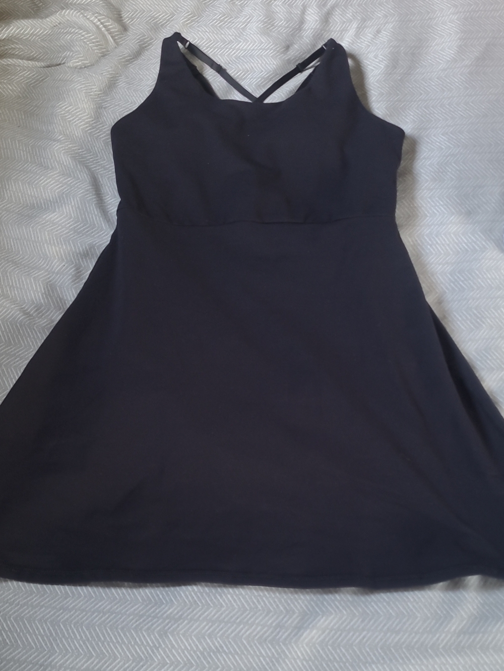 Black Tennis Active Dress Romper Medium Laundry By Shelli Segal New